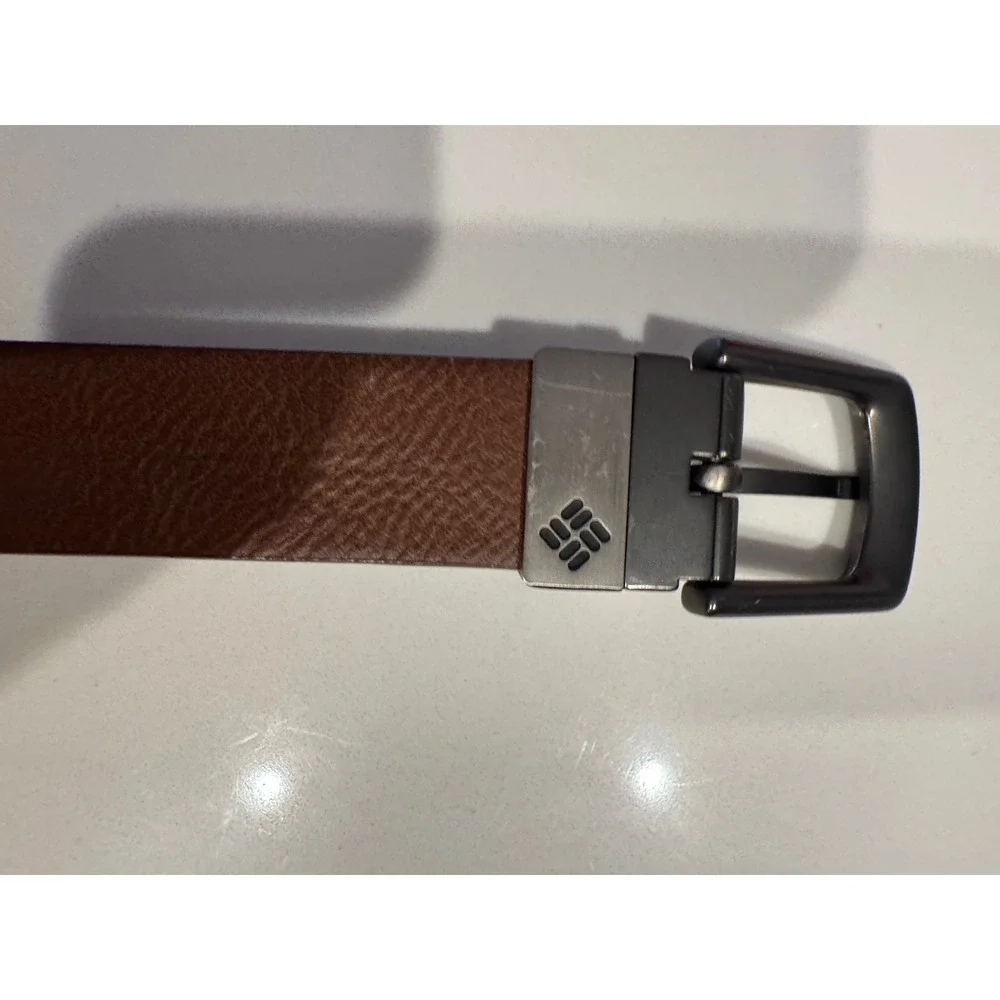 Columbia Reversible Belt Men's Size 40-42‎ Black Brown Leather Buckle